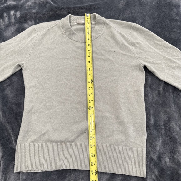 Everlane Women Sweater Crew Neck Cashmere Wool Formal Casual Medium Green - Picture 10 of 10